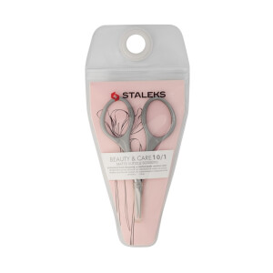 Beauty&Care 10 Typ 1 Nagelhautschere Matt, Handsize S, klassische Klingenform, gerader Griff, ergonomische ovale Ringe