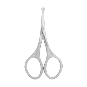 Beauty&Care 10 Typ 4 Nagelschere für Kinder, Matt, HandsizeS-L, abgerundete Klingenform, gerader Griff, ergonomische ovale Ringe