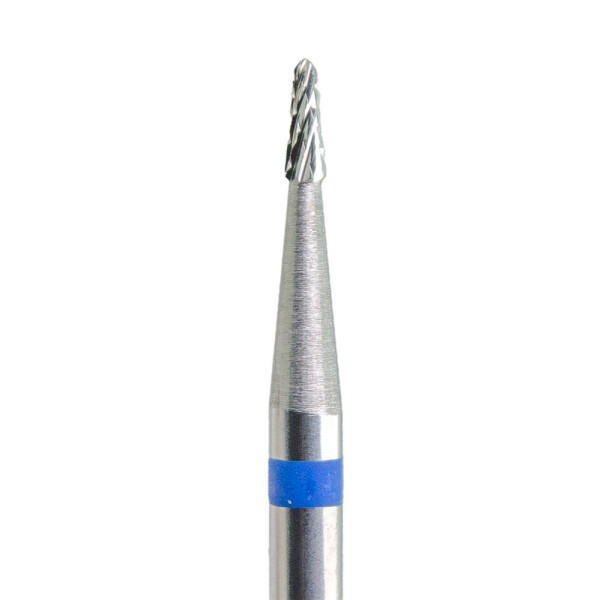 Hartmetallfräser Rundkegel Normal (blauer Ring) ø1,4 mm