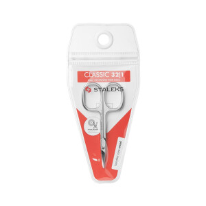 Classic 32 Typ 1 Nagelschere für Kinder, Handsize S, klassische Klingenform, gerader Griff, ergonomische ovale Ringe