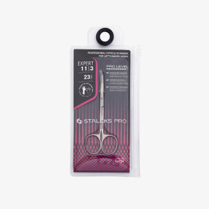 Expert 11 Typ 3 Nagelhautschere, LINKSHÄNDER, Handsize L, klassische Klingenform, gerader Griff, ergonomische ovale Ringe