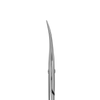 Exclusive 20 Typ 2 Nagelhautschere, Handsize S, klassische Klingenform, gebogener Griff, ergonomische ovale Ringe