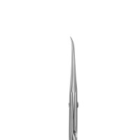 Exclusive 21 Typ 2 Nagelhautschere mit Haken, Handsize S, gebogener Griff, ergonomische ovale Ringe