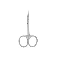 Exclusive 21 Typ 2 Nagelhautschere mit Haken, Handsize S, gebogener Griff, ergonomische ovale Ringe