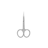 Exclusive 23 Typ 2 Nagelhautschere mit Haken, Handsize S, gerader Griff, ergonomische ovale Ringe
