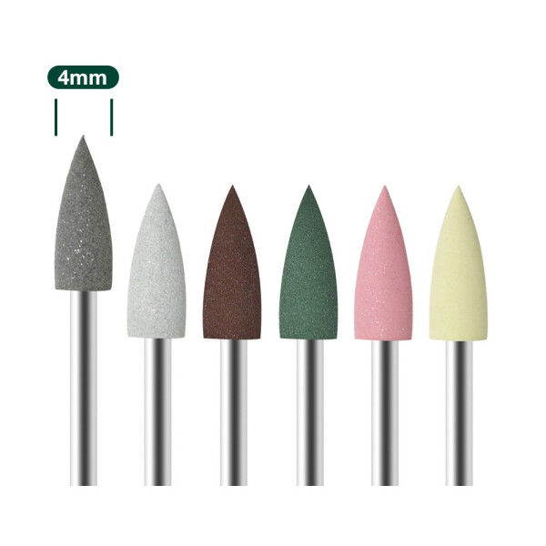 Silikonpolierer Spitzbogen für Maniküre ø4mm