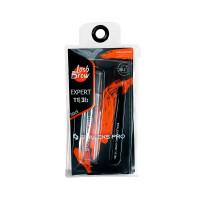 EXPERT 11 TYP 3B, Augenbrauenpinzette (black), breit/abgesch
