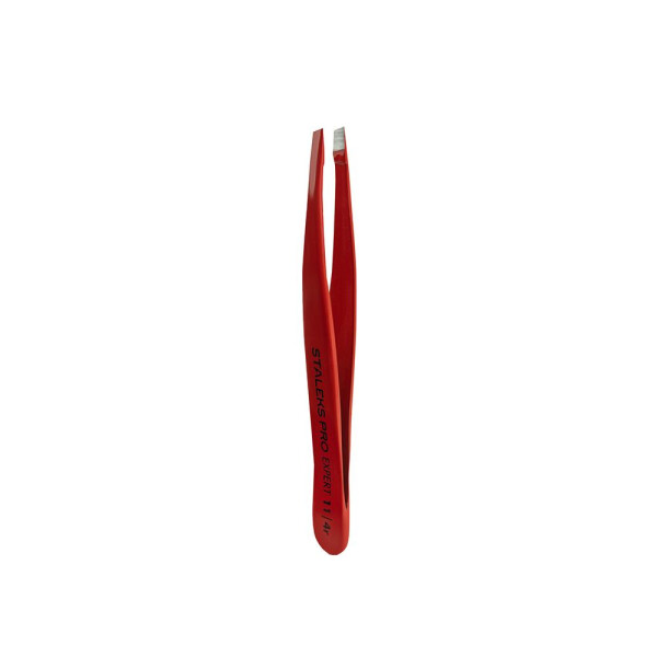 EXPERT 11 TYP 4R, Augenbrauenpinzette (red), schmal/abgeschrägt