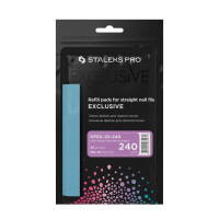 Staleks Pro EXCLUSIVE 20 Wechselfeilen SOFT selbstklebend, gerade  (30 Stk.) Blau verschiedenen Grit