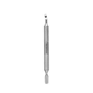 Hollow manicure pusher EXPERT 100 TYPE 4.2 (rounded pusher and bent blade)