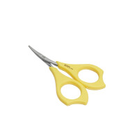 Beauty&Care 10 Typ 6 Nagelschere und Feile für Kinder(0+), Set, Gelb, HandsizeS-L, abgerundete Klingenform, gerader Griff, ergonomische ovale Ringe