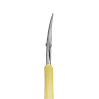 Beauty&Care 10 Typ 6 Nagelschere und Feile für Kinder(0+), Set, Gelb, HandsizeS-L, abgerundete Klingenform, gerader Griff, ergonomische ovale Ringe