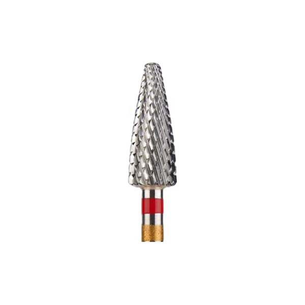 GTM Beauty Hartmetallfräser Rundbogen LINKS Fein (roter Ring) ø5,0 mm