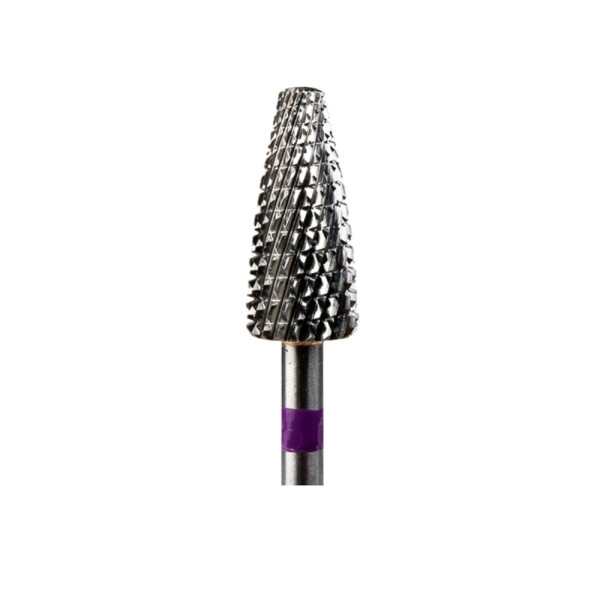 GTM Beauty Hartmetallfräser Kegel mittlere Kreuzverzahnung (lila Ring) ø6,0 mm