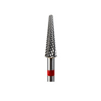 GTM Beauty Hartmetallfräser Kegel feine Kreuzverzahnung (roter Ring) ø3,5 mm
