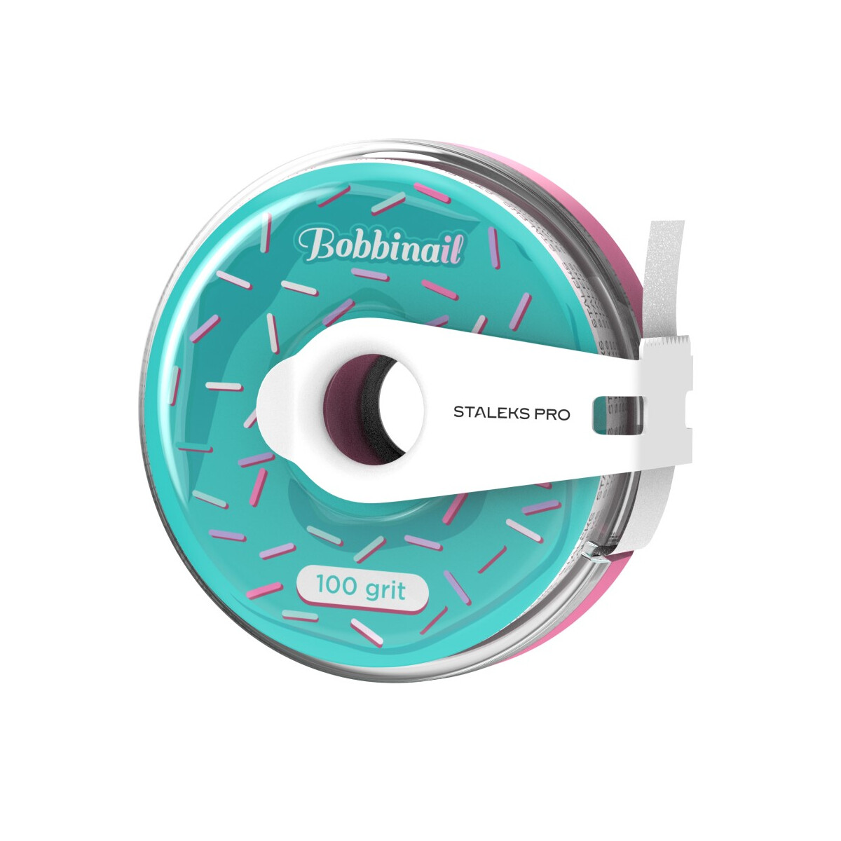 STALEKS PRO EXPERT Donut Feile-Abroller Bobbinail mit Klebe-