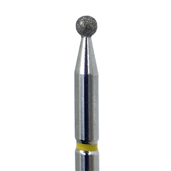 KMIZ Diamant Bit Kugel Superfein (gelber Ring) ø2,1 mm