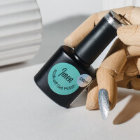 UV Gel Polish DB011 Silver Metallic 12ml 3