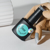 UV Gel Polish DB049 Silver Blue Violet Diamond Glitter 12ml 