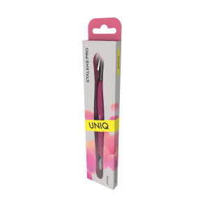 Uniq Gummy 10 Typ 3, Pro Pusher für Nagelhaut mit Silikongriff, Nagelhautschieber (schmal/rund) und Reiniger (Beil/spitz)