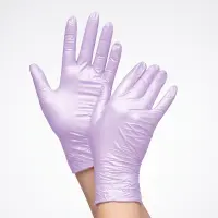 Unigloves FANCY Violett Glänzend Medizinische Nitril Ha