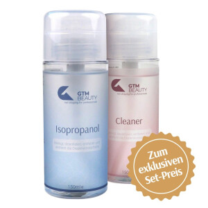 Reinigungs Set Cleaner & Isopropanol in Praktischen Pumpdispenser 150 ml