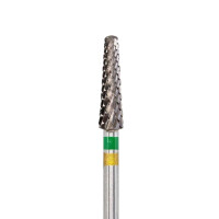 GTM Beauty Hartmetallfräser LINKS Kegel Grob (grüner Ring) ø4,0 mm