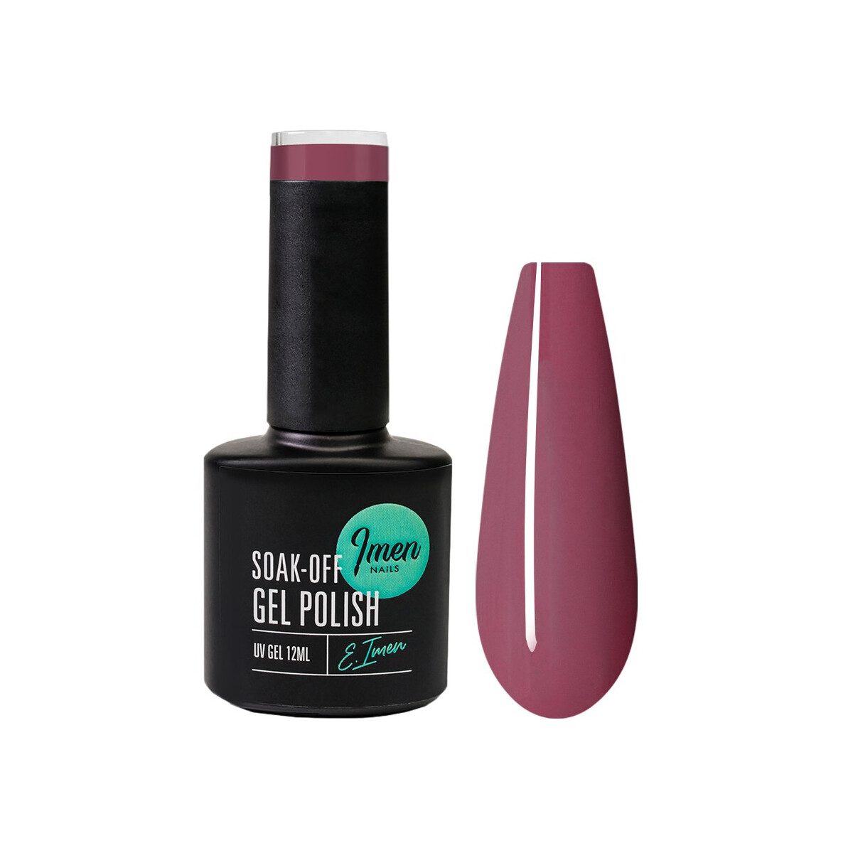 UV Gel Polish 018 Dark Rose 12ml box