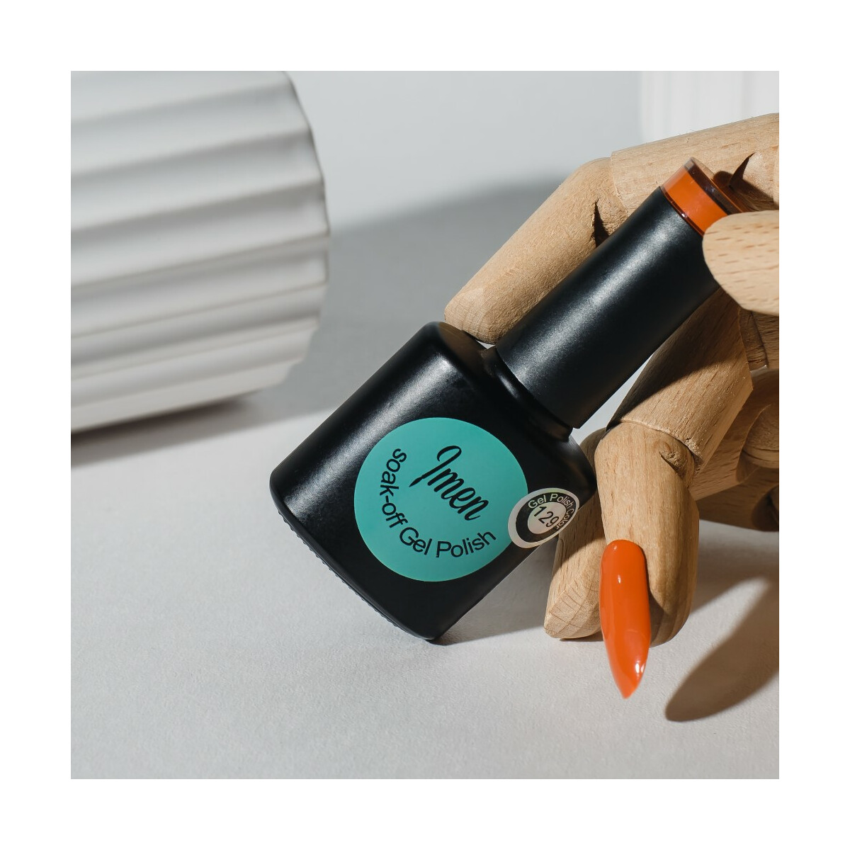 Gel Polish Imen 129 Deep Salmon 12ml