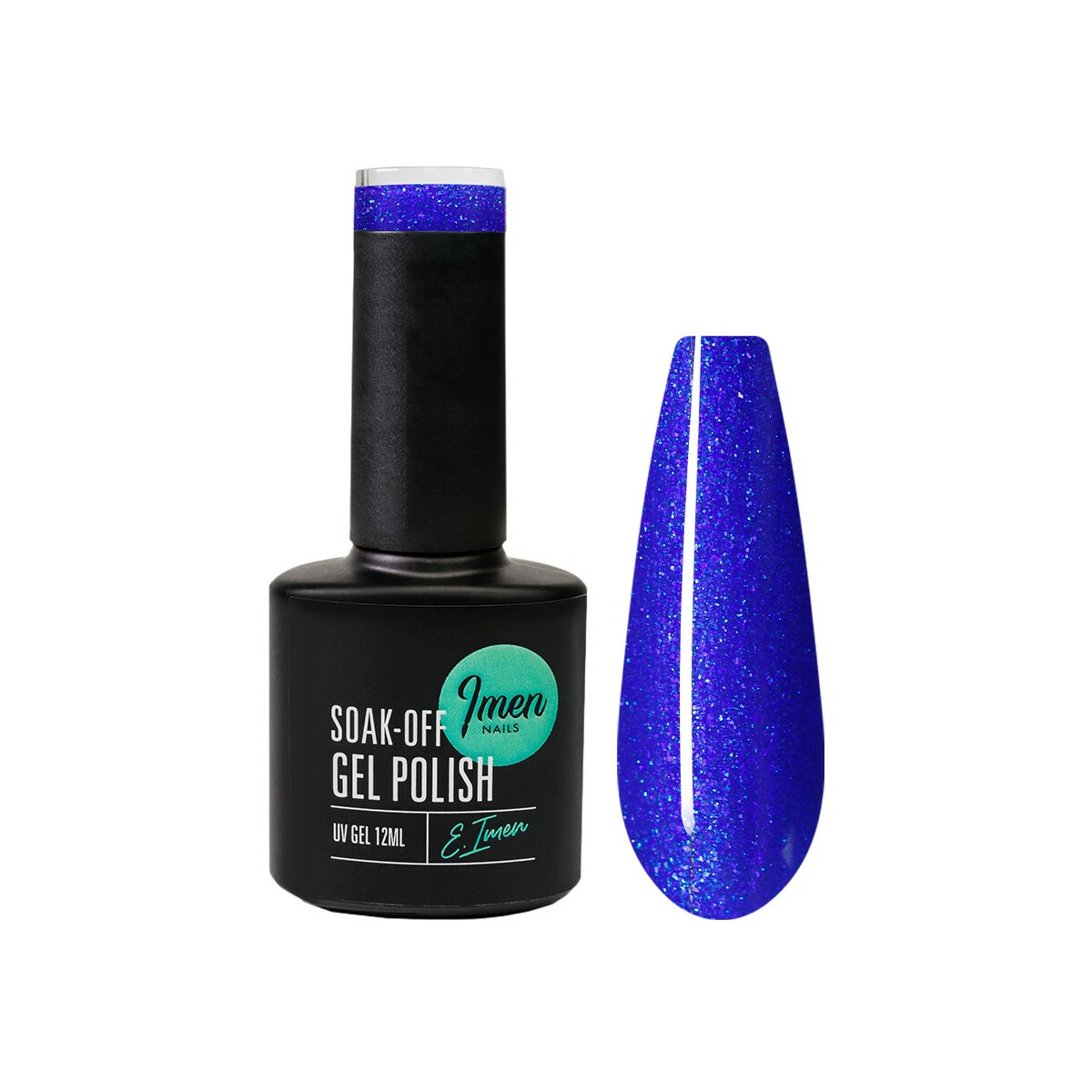 Gel Polish DB007 Blue Glitter 12ml