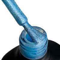 UV Gel Polish DB029 Babyblue Gold Shimmer 12ml 2