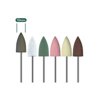 Silikon Polierer Spitzbogen ø10mm Grau 150 Grit