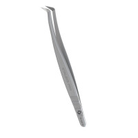EXPERT 44 TYP 12, Wimpern Pinzette, L-shaped, 65°, NANO-