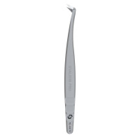 EXPERT 44 TYP 12, Wimpern Pinzette, L-shaped, 65°, NANO-