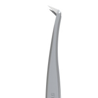 EXPERT 44 TYP 12, Wimpern Pinzette, L-shaped, 65°, NANO-