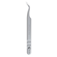 EXPERT 45 TYP 1, Wimpern Pinzette, curved,  NANO-KERBEN 3