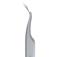 EXPERT 45 TYP 1, Wimpern Pinzette, curved,  NANO-KERBEN 4