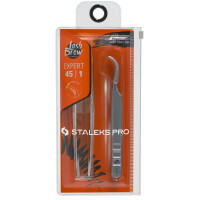 EXPERT 45 TYP 1, Wimpern Pinzette, curved,  NANO-KERBEN 5
