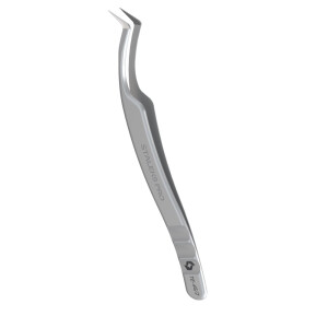 EXPERT 45 TYP 2, Wimpern Pinzette, L-shaped, 40°, NANO-KERBEN