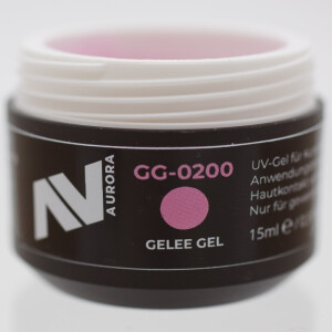 AURORA Gelee Aufbau Gel Rosa 15 ml