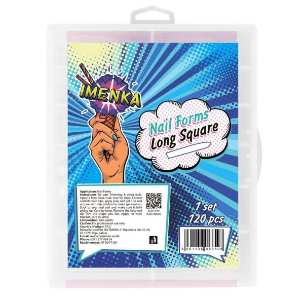 Nail Forms "Long Square"