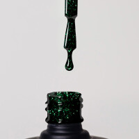 UV Gel Polish DB017 Green Glitter 12ml 2