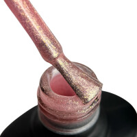 UV Gel Polish DB054 Rose peach goldenglitter12ml 2