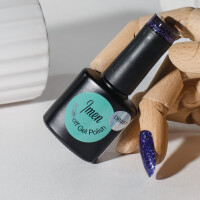 UV Gel Polish DB057 dark blue hologlitter 12ml 4