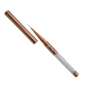 Nailart Fineliner Pinsel mit Verschlusskappe 11mm (rosegold)