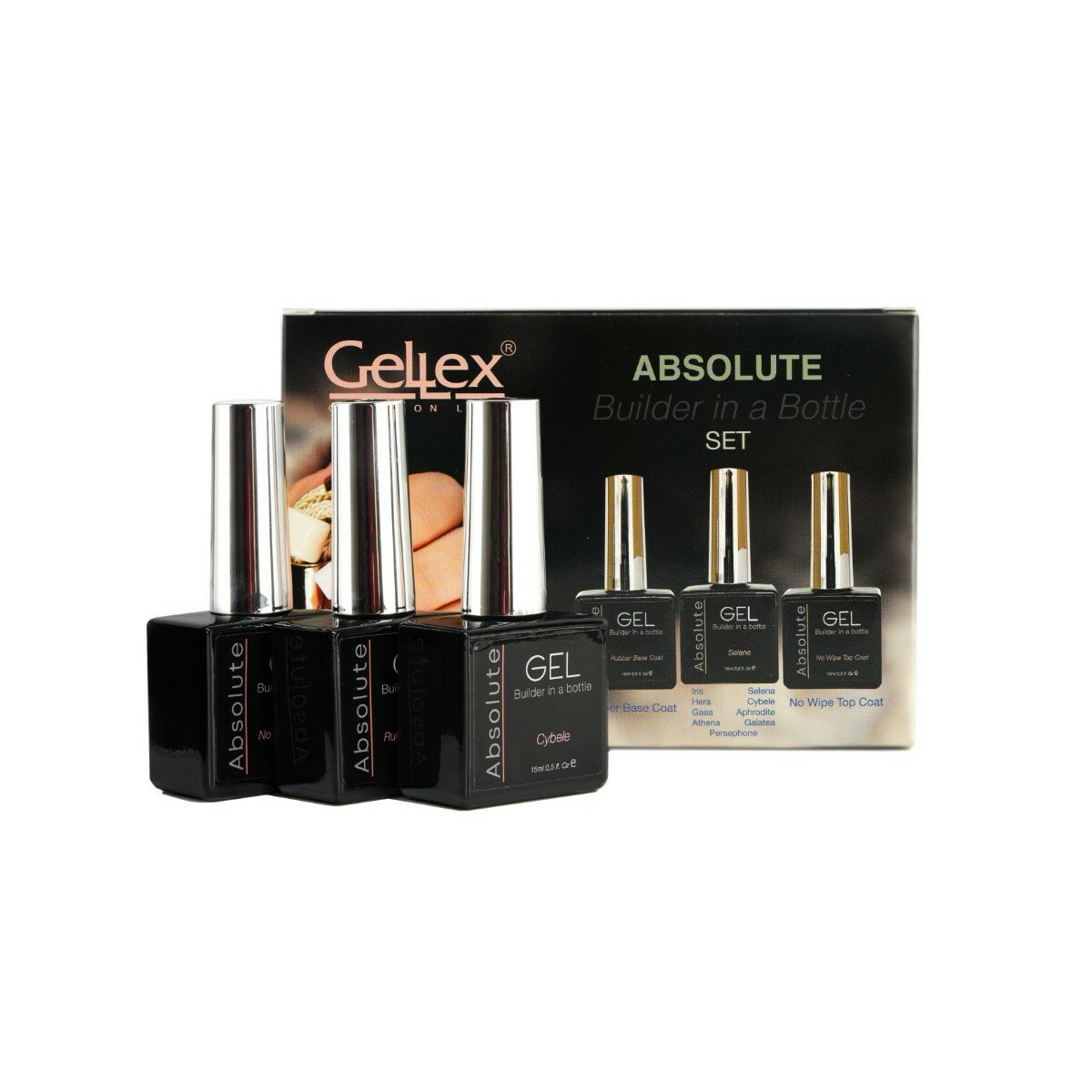 SET Absolute Builder in bottle Gel #Persephone 3x15ml