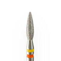 KMIZ Diamant Bit Flamme TWIN (gelb-roter Ring) ø2,3 mm