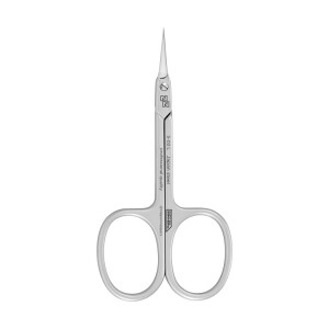 S-03L Profi Nagelhautschere für LINKSHÄNDER, Länge 90 mm, ovale Ringe, matte Oberfläche