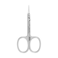S-03L Profi Nagelhautschere für LINKSHÄNDER, Länge 90 mm, ovale Ringe, matte Oberfläche