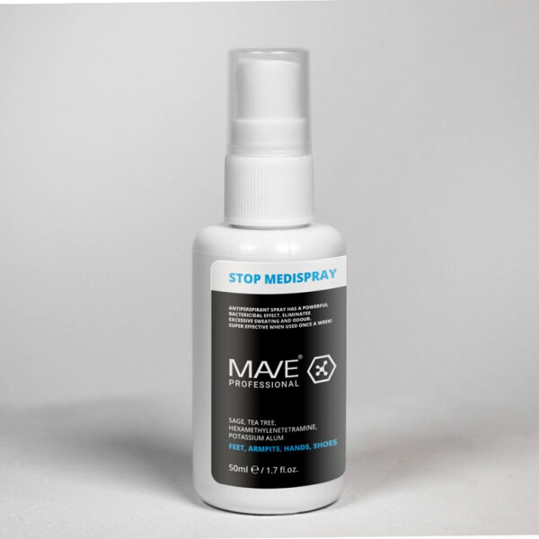 MAVE – STOP MEDISPRAY (50 ml) Antitranspirant-Spray gegen Schweiß & unangenehme Gerüche